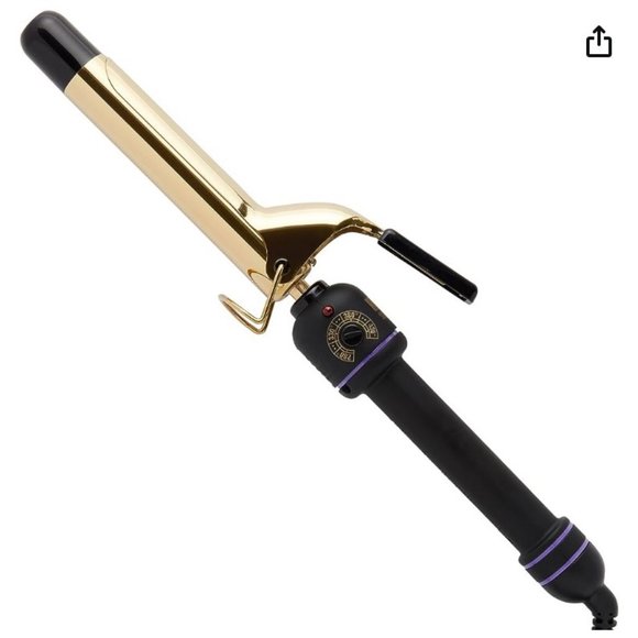 Hot Tools Signature Series 1" Gold Curling Iron/Wand - Picture 1 of 13
